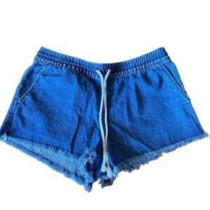 Aerie Denim Draw String Shorts